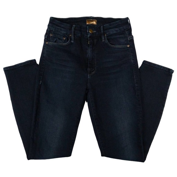 MOTHER Denim the High Waisted Looker Jeans in Coffee Tea or Me Size 28 - Picture 6 of 13